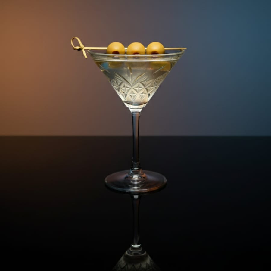 Martini dry con olive
