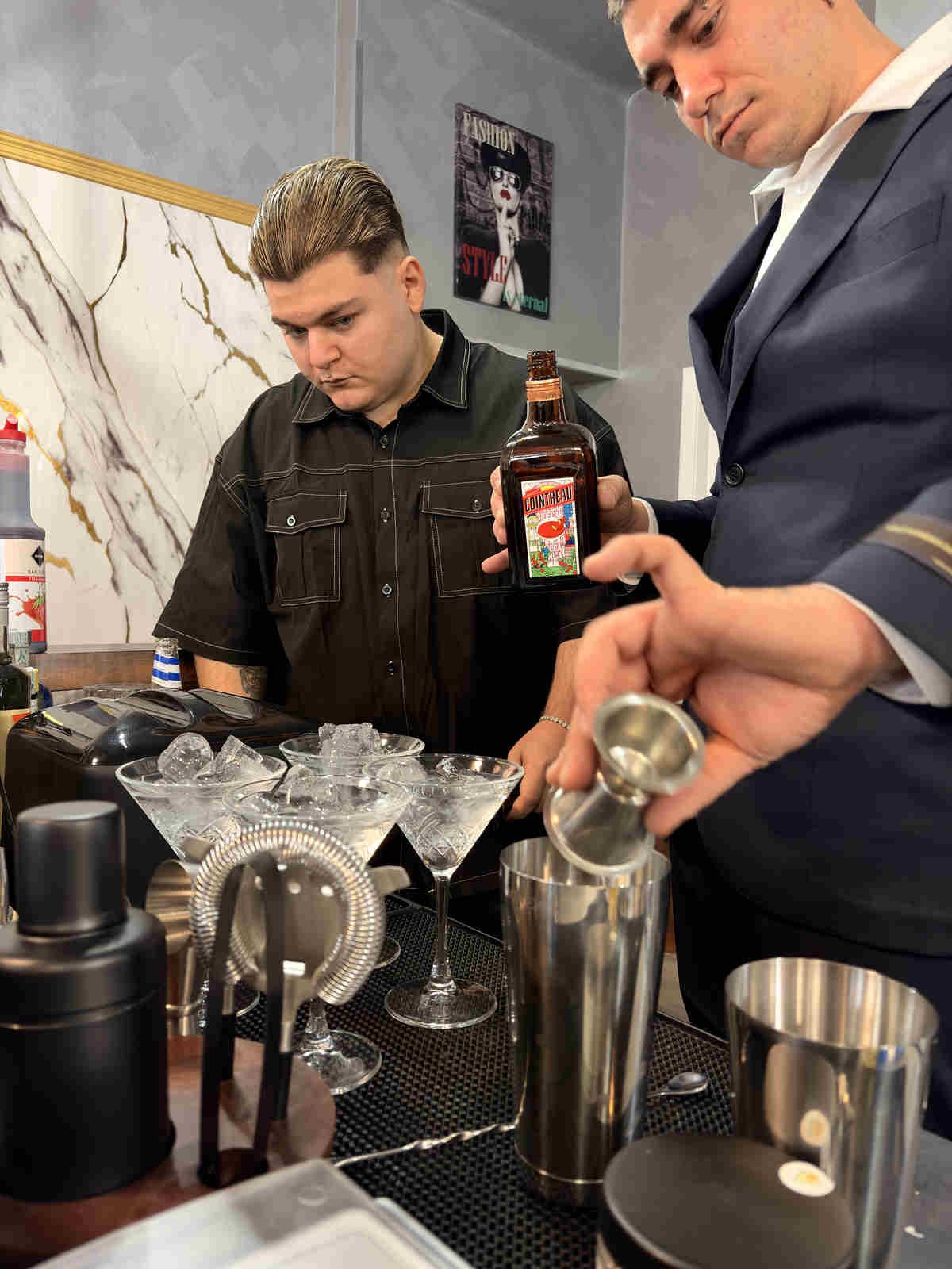 Preparazione cocktail