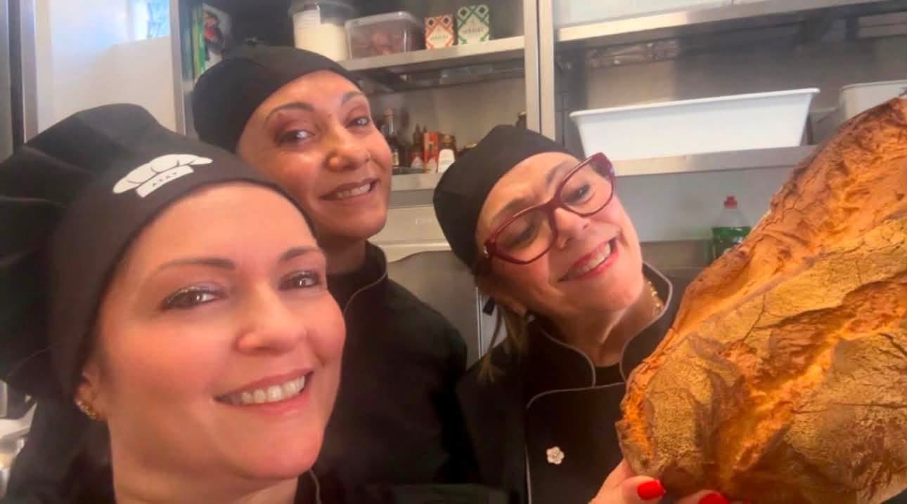 Il team di Hedoné in cucina